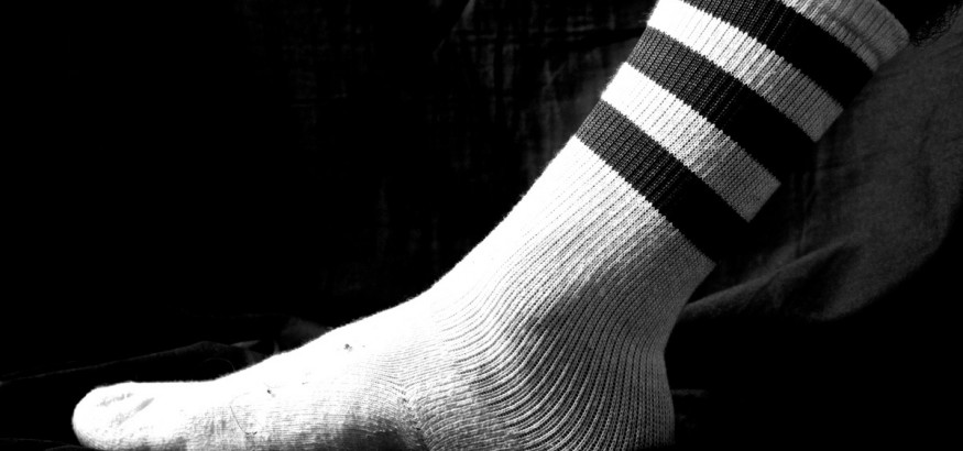 A boring pair of tube socks