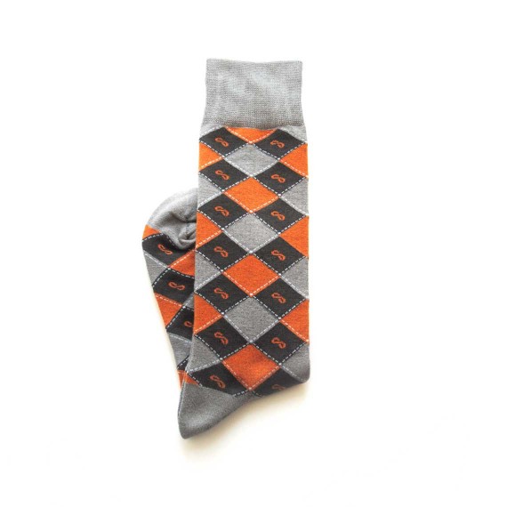 Custom dress socks in mid-calf length