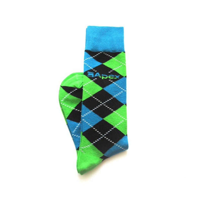 Custom dress socks in mid-calf length