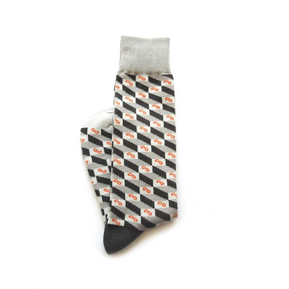 Custom dress socks in mid-calf length