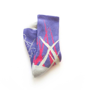 Custom sport socks in crew length