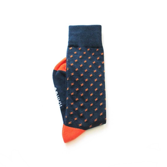 Custom dress socks in mid-calf length