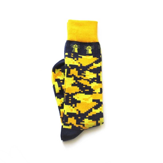 Custom dress socks in mid-calf length