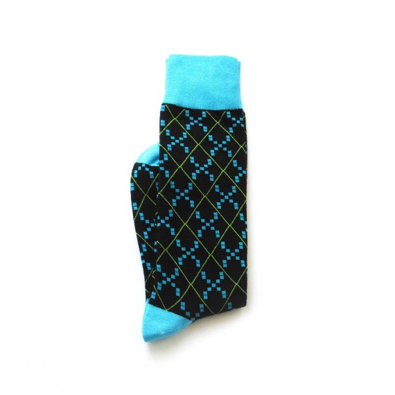 Custom dress socks in mid-calf length