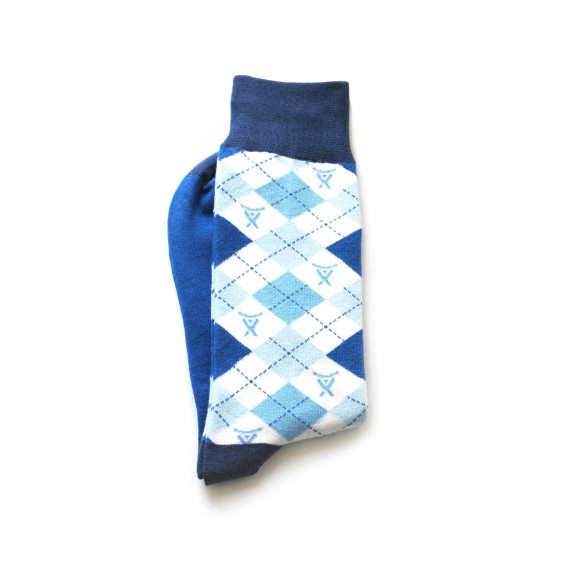 Custom dress socks in crew length