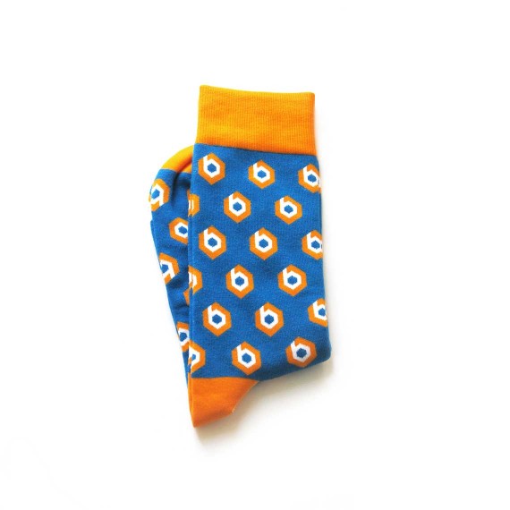 Custom dress socks in crew length