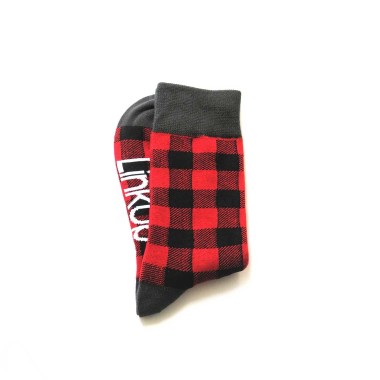 Custom casual socks in crew length