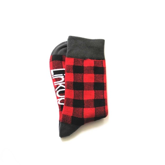 Custom casual socks in crew length