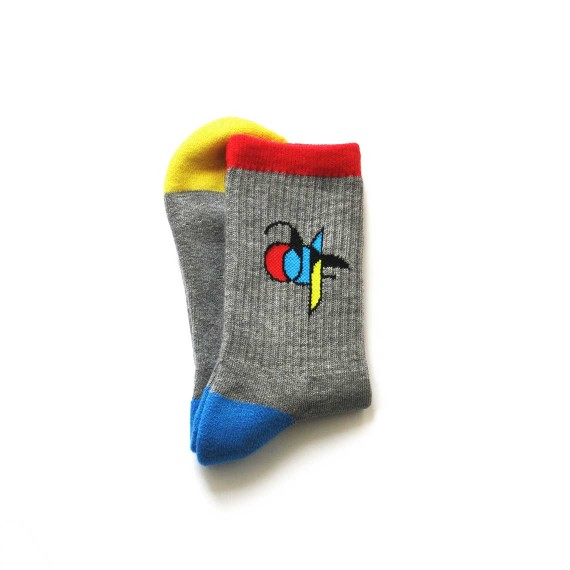 Custom sport socks in crew length