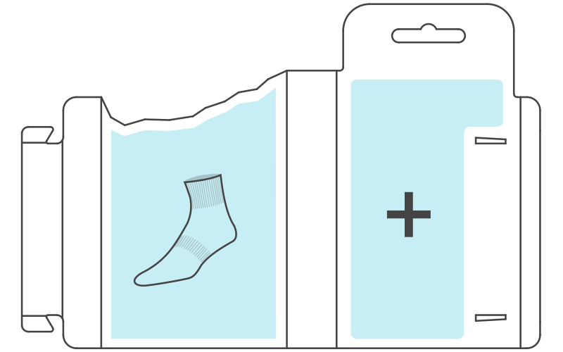 Sock packaging